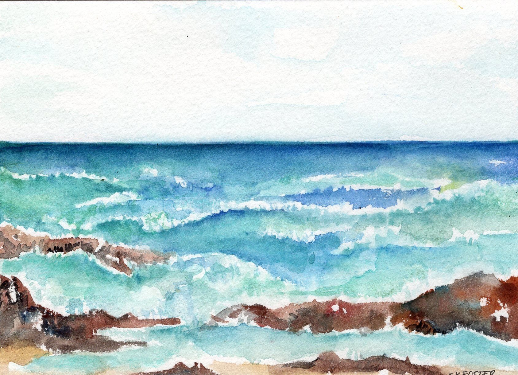 Море рисунок. Море акварелью. Океан акварель. Океан живопись. Акварель море солнце.
