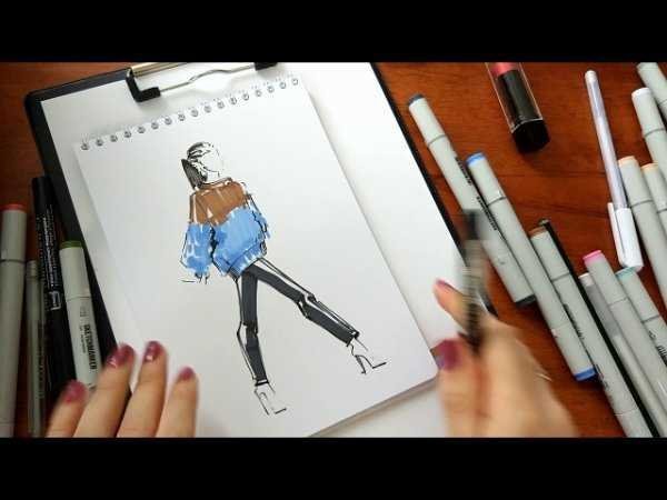 Уроки рисования маркерами