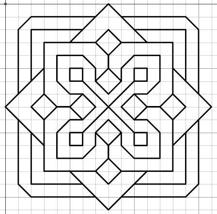 Узоры ручкой в тетради