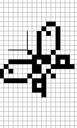 Рисунки для срисовки карандашом в клетку