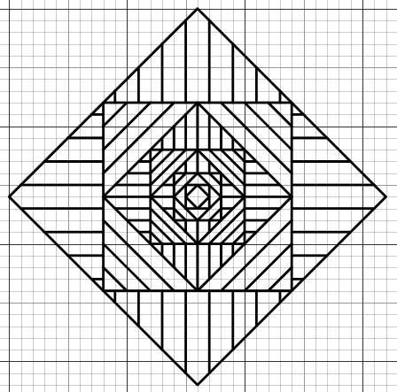 3д рисунки по клеточкам в тетради