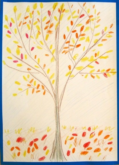 Рисование листопад