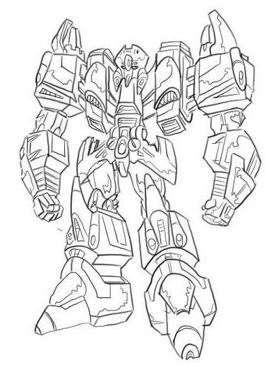 Трансформеры Кибертрон раскраска