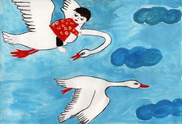 Рисование перелетные птицы