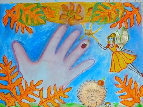 Рисунок на тему осенний бал