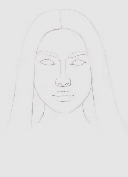 Портрет для срисовки легкий