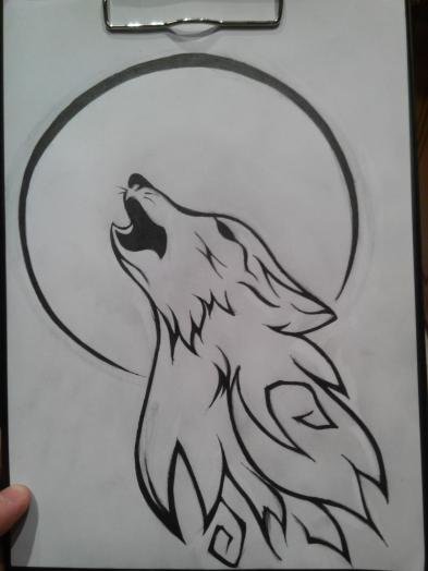 Рисунки Волков