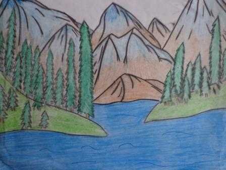 Рисунки байкала легкие (49 фото)