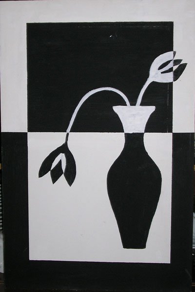 Контраст черного и белого