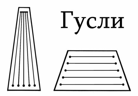 Лёгкие рисунки гусли