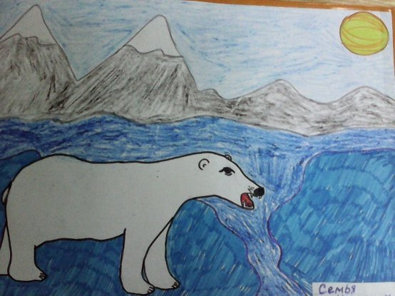 Арктика рисунок