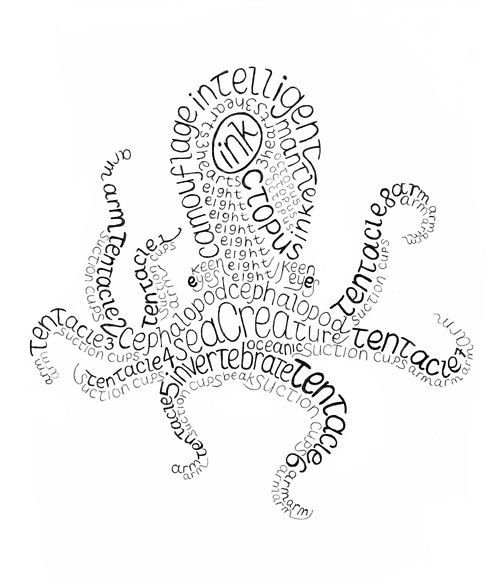 Каллиграммы для детей