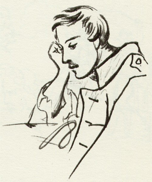 Рисунок к роману Дубровский