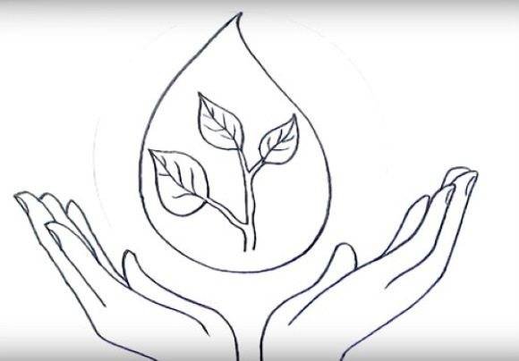 Плакат берегите растения