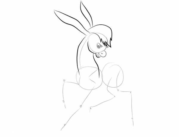 Конек горбунок рисунок поэтап