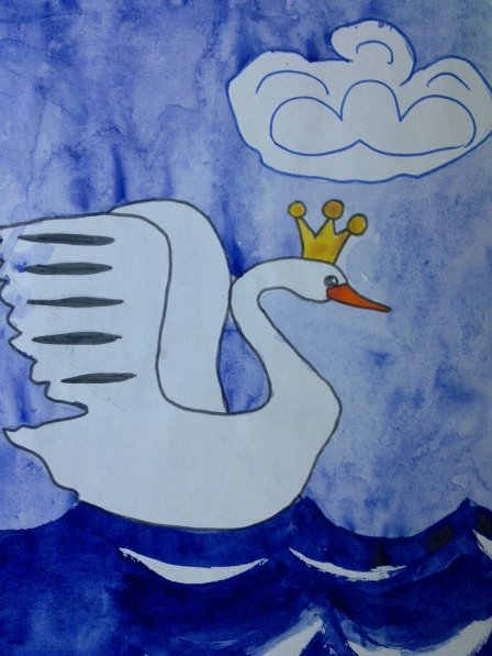 Рисунок к сказке Пушкина сказка о царе Салтане