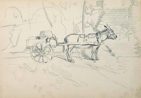 Обоз рисунок легкий