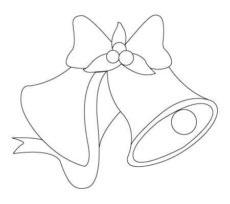 Колокольчик шаблон