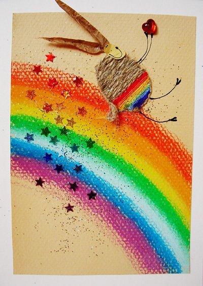Идея для рисования легко Радужная