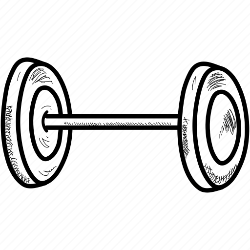 Нарисовать гантели