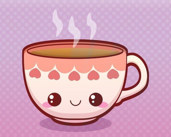 Рисунки для срисовки чай