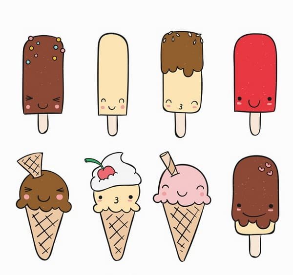 Мороженое карандашом