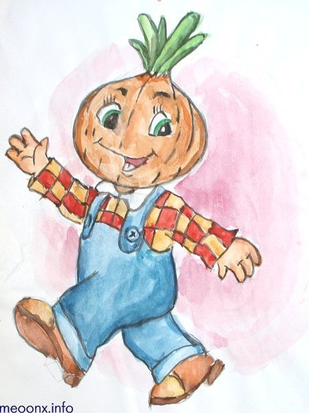 Рисунок к балету Чиполлино