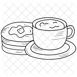 Рисунок на тему завтрак