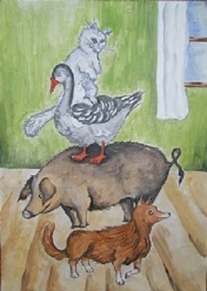 Каштанка рисунок