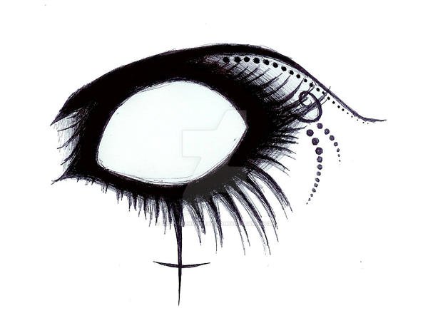 Готический глаз рисунок