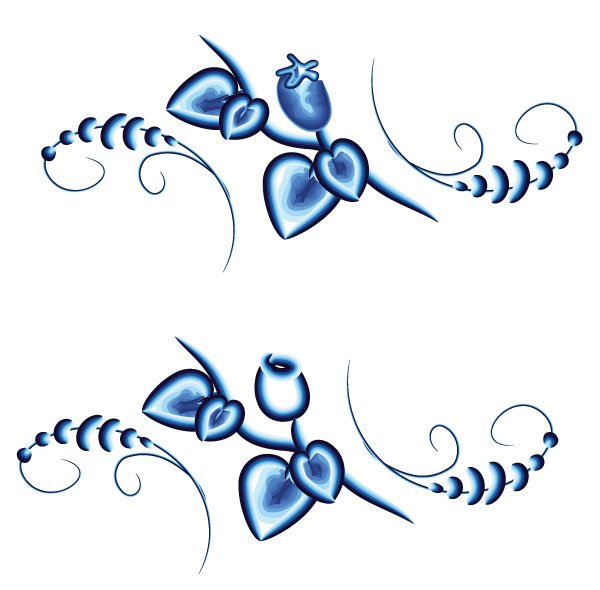 Гжель элементы