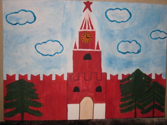 Спасская башня кремлярисоаание