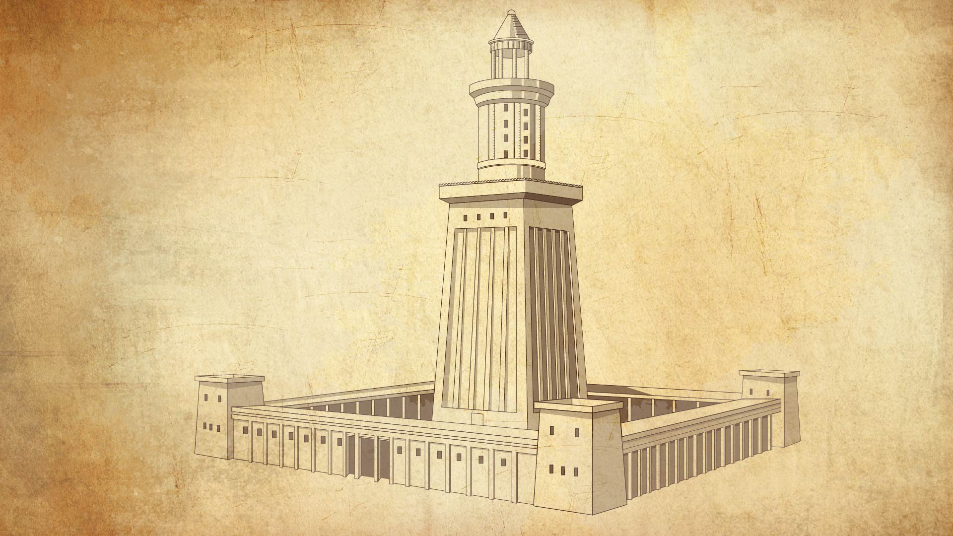 александрийский маяк египет