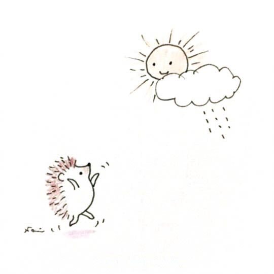 Милый Ежик рисунок