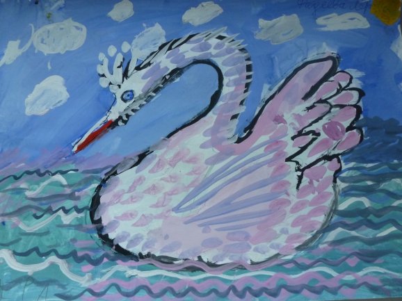 Царевна лебедь раскраска для детей