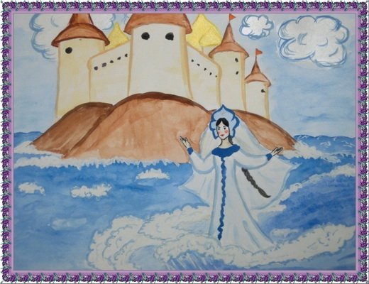 Царевна лебедь легкие рисунки (48 фото)