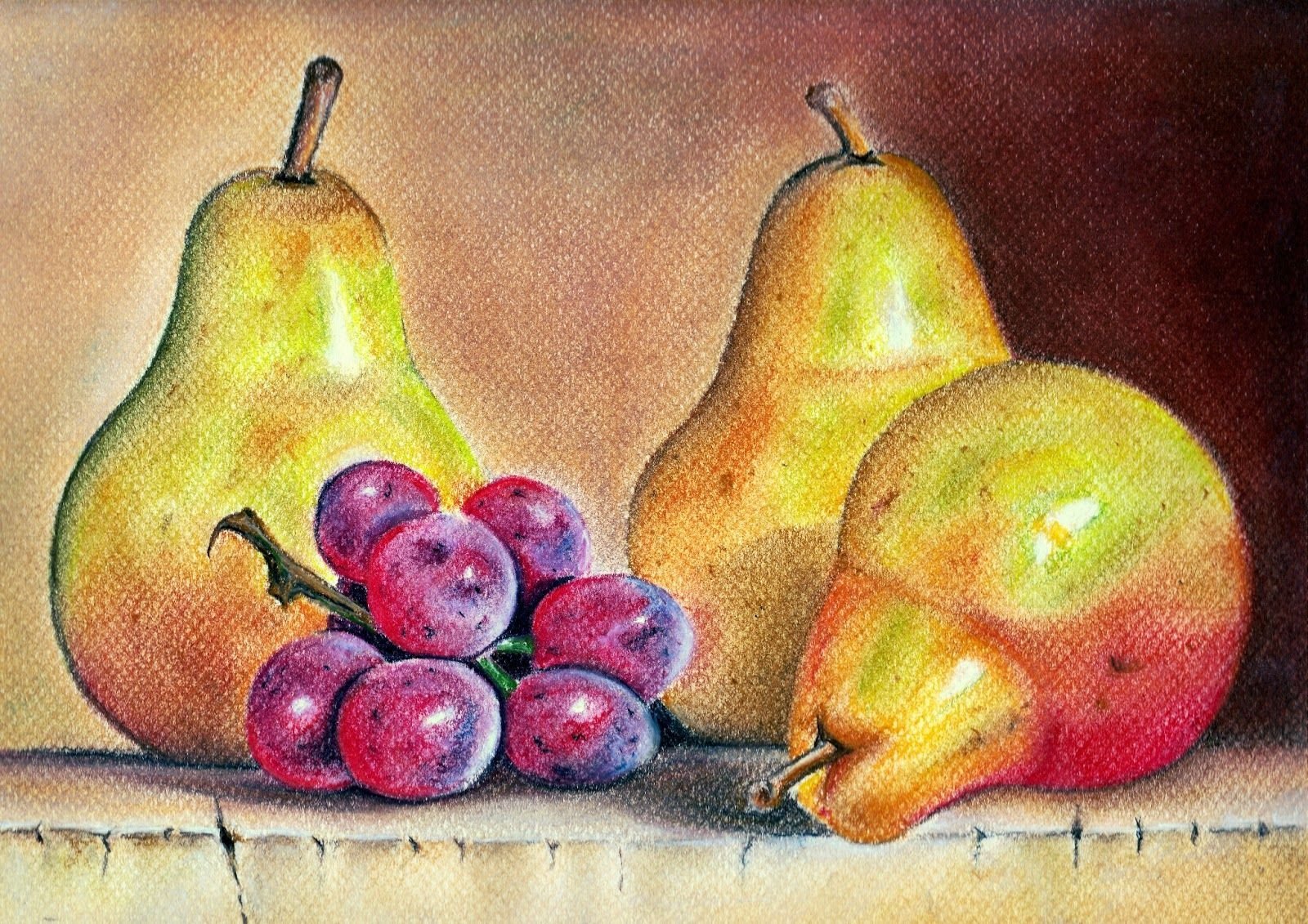Натюрморты фрукты лёгкие