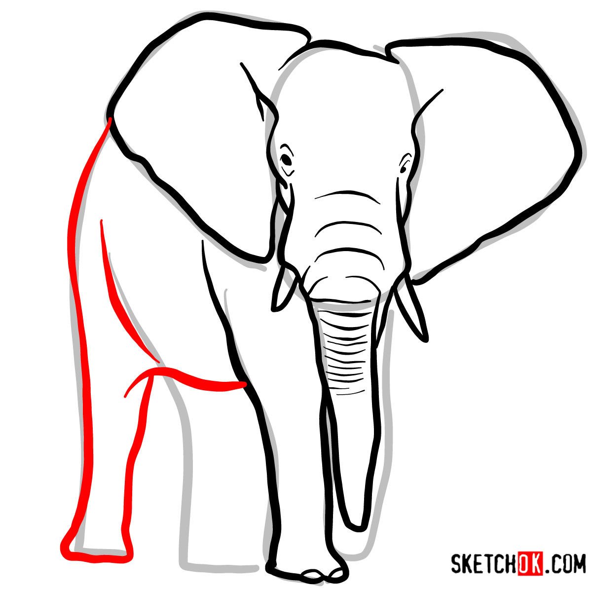 Рисовать слоника легко