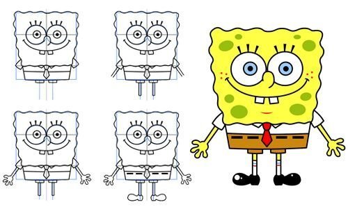 Губка Боб рисунок