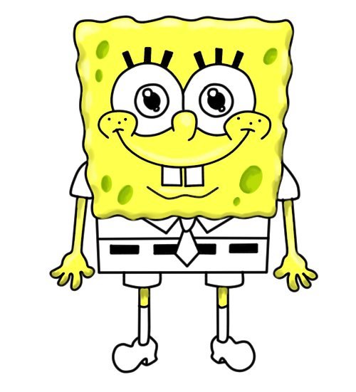 Спандж Боб квадратные штаны рисунок