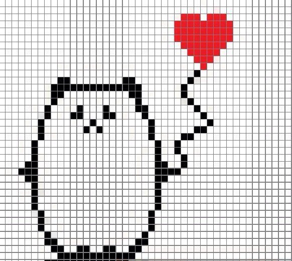 Рисунки по клеткам маленькие