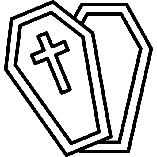 Значок гробик