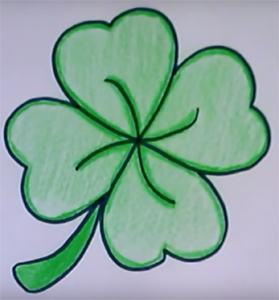 Клевер для срисовки