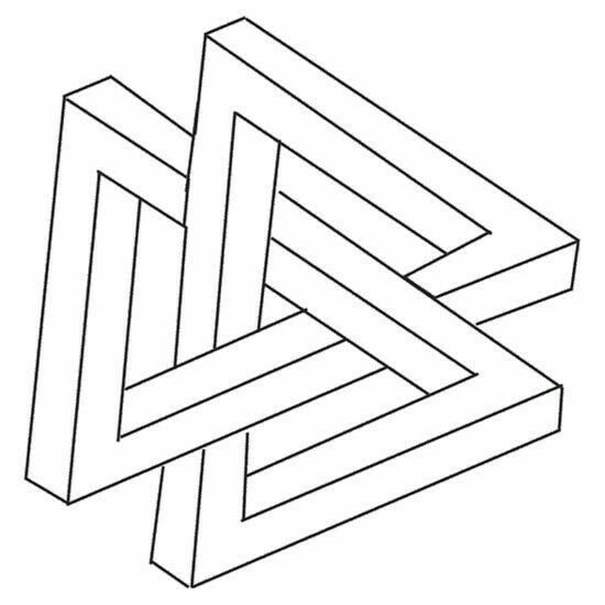 Черчение оптическая иллюзия