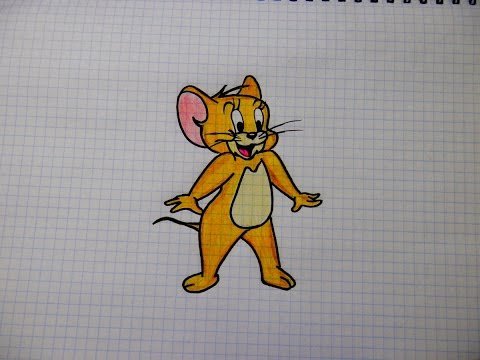 Мышонок Джерри нарисовать