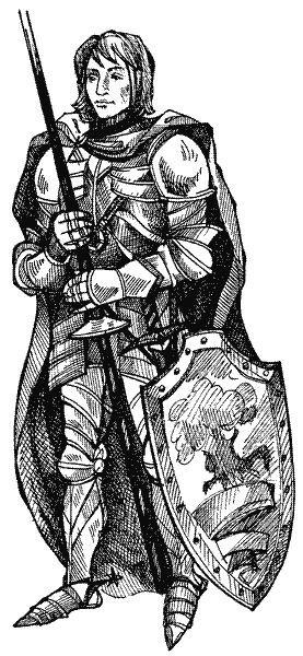 Рыцари. Раскраска