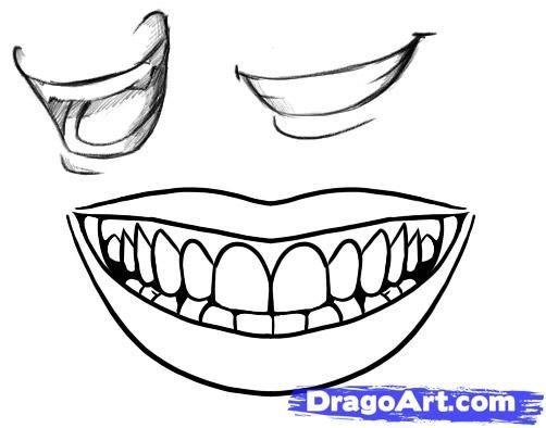 Рожицы карандашом