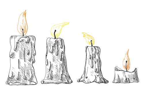 Горящие свечи