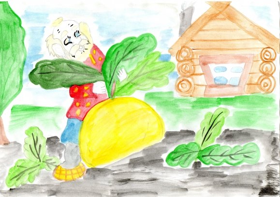 Рисование сказка Репка