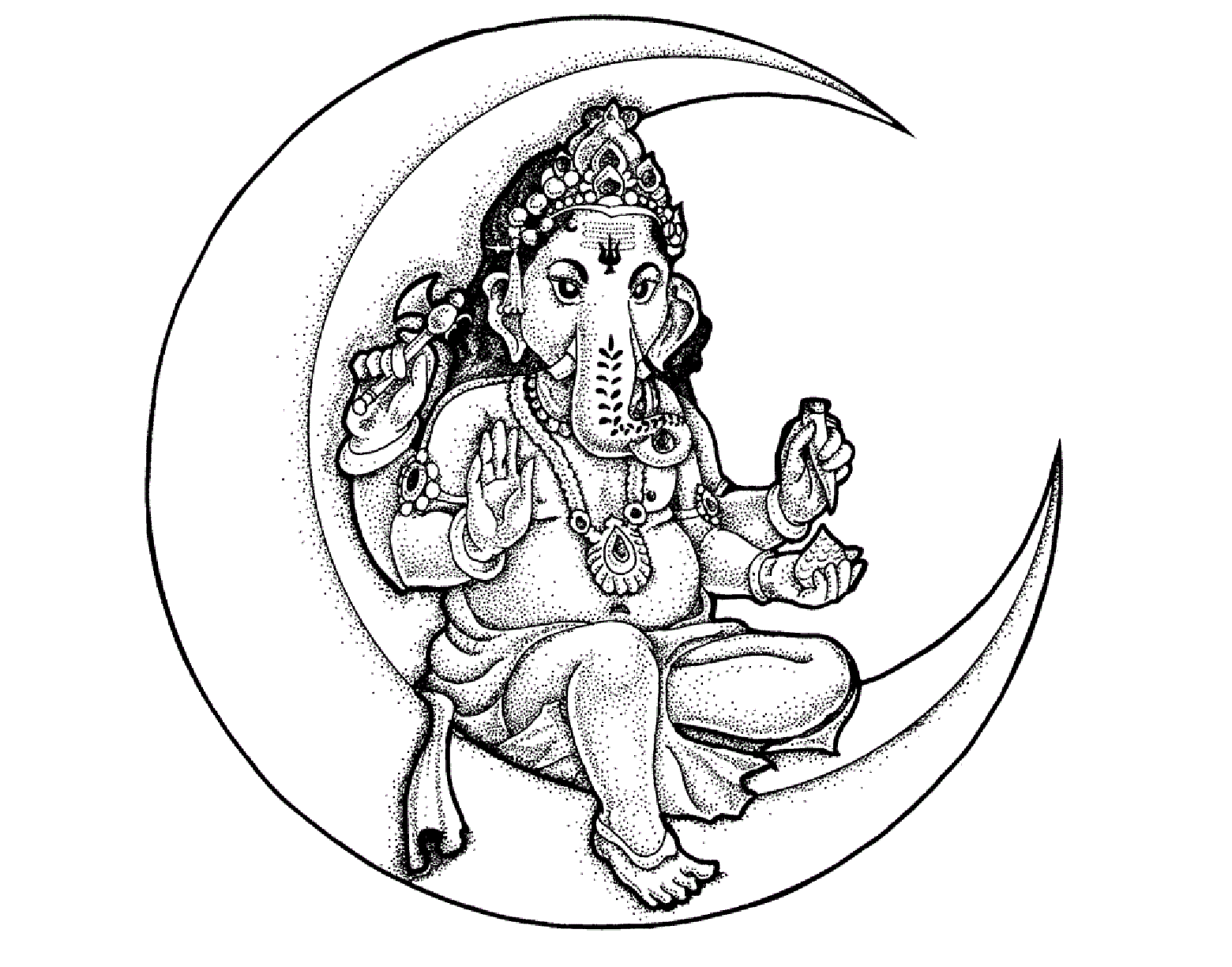 Бог Ганеша древней Индии. Буддийский слон Ганеша. Индийские рисунки. Рисунки древней индии